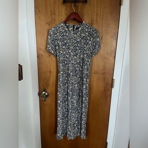 Vintage floral print dress